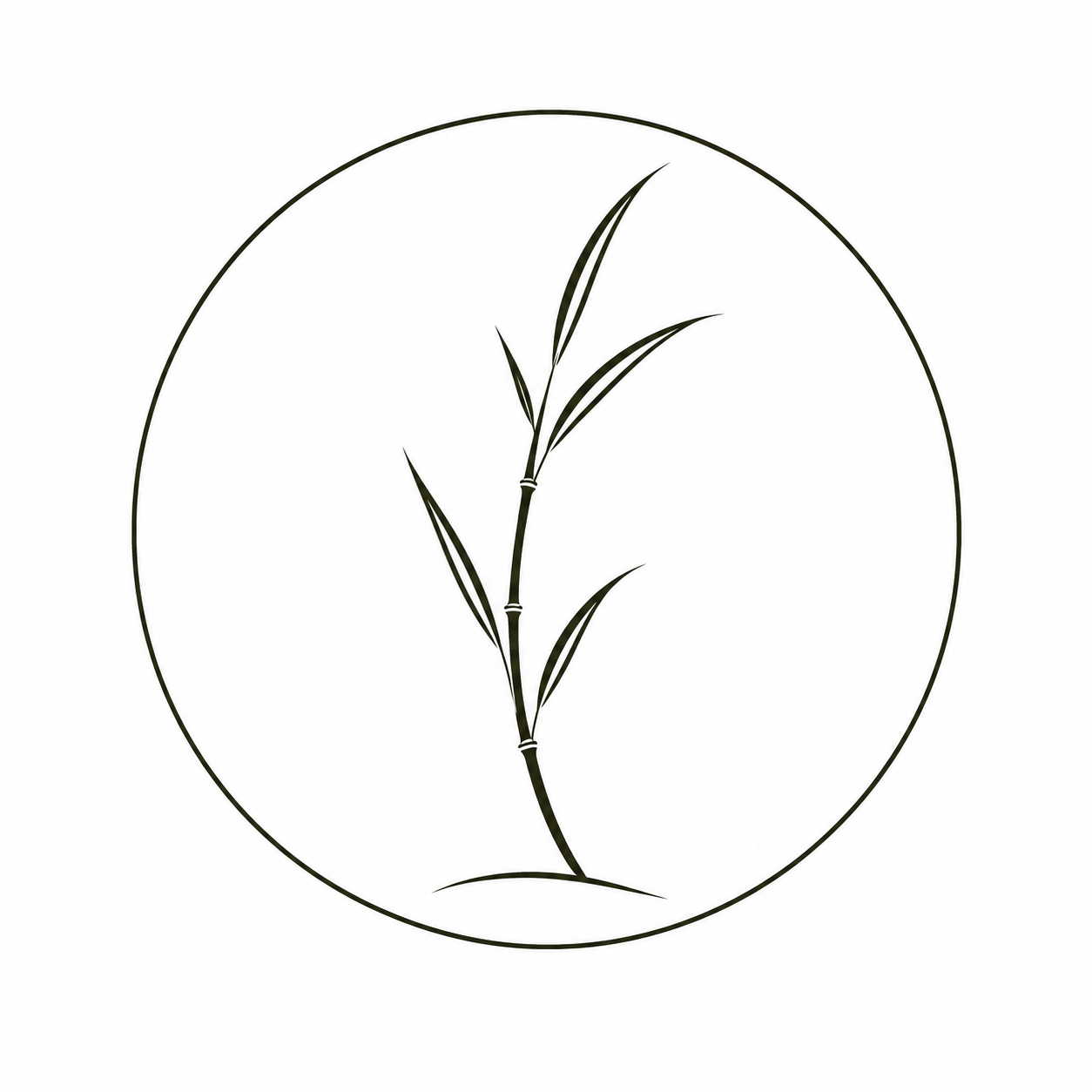 Logo de l’École de la souveraineté intérieure représentant un roseau dans un cercle.
